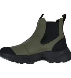 Woden Gummistøvler - Kort - Siri - Dark Olive/Black
