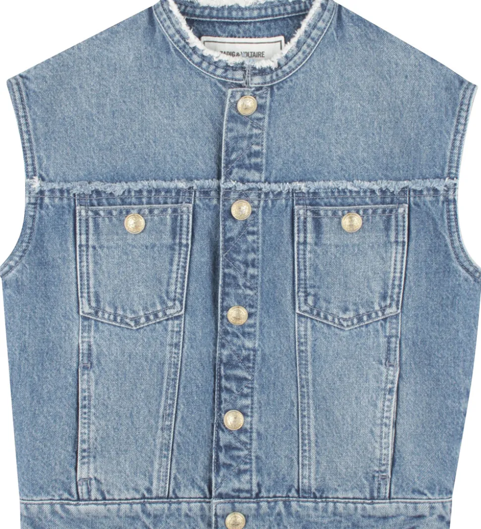 Zadig & Voltaire Denimvest - Kaely - Double Stone