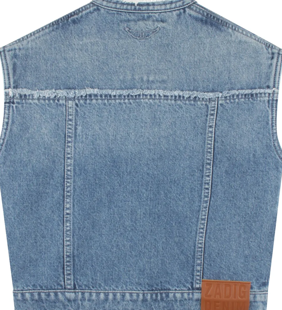 Zadig & Voltaire Denimvest - Kaely - Double Stone