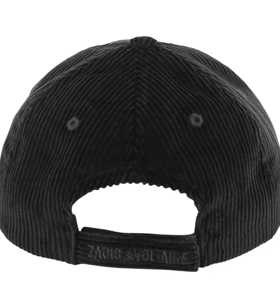 Zadig & Voltaire Kasket - Fløjl - Sort