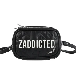 Zadig & Voltaire Skuldertaske/Bæltetaske - Sort m. Tekst