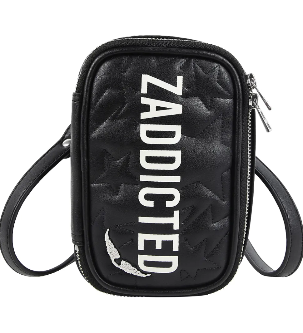 Zadig & Voltaire Skuldertaske/Bæltetaske - Sort m. Tekst